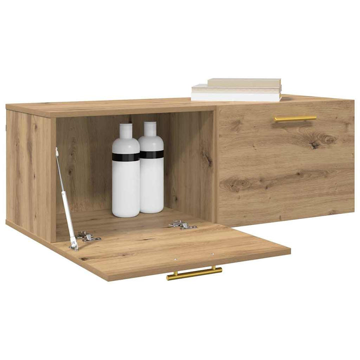 Vægskab 100 x 36.5 x 35 cm Konstrueret træ artisan eg