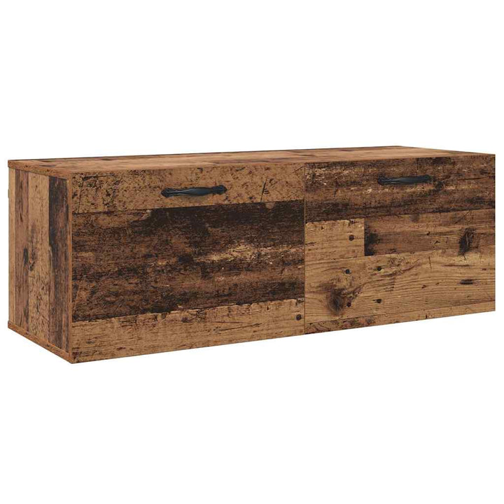 Vægmonteret skab Gammelt træ 100 x 36,5 x 35 cm Konstrueret træ