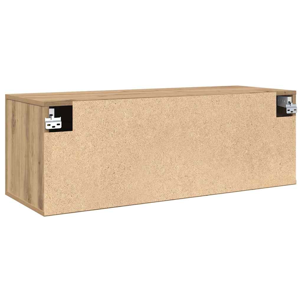 Vægmonteret skab 100 x 36,5 x 35 cm Konstrueret træ
