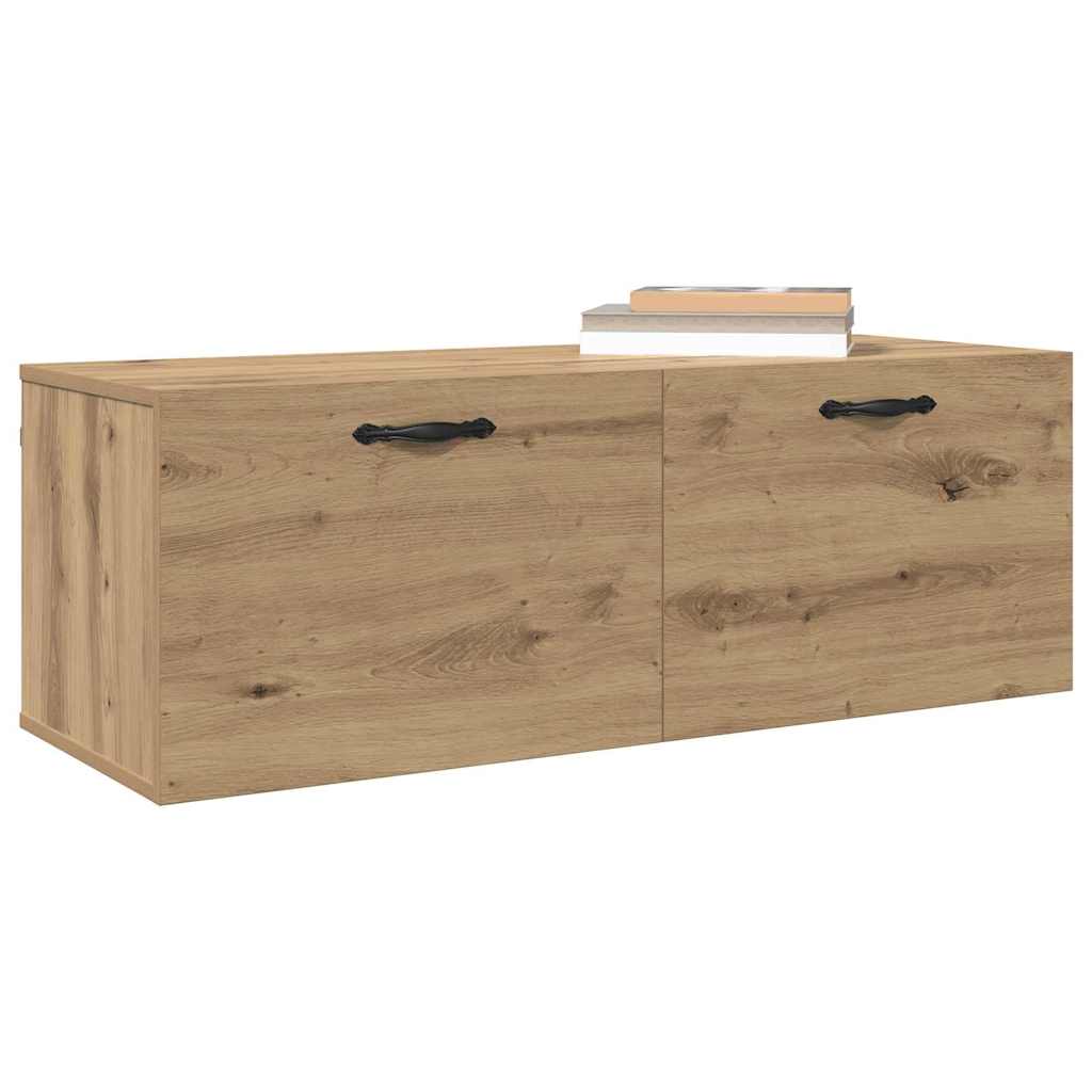 Vægmonteret skab 100 x 36,5 x 35 cm Konstrueret træ