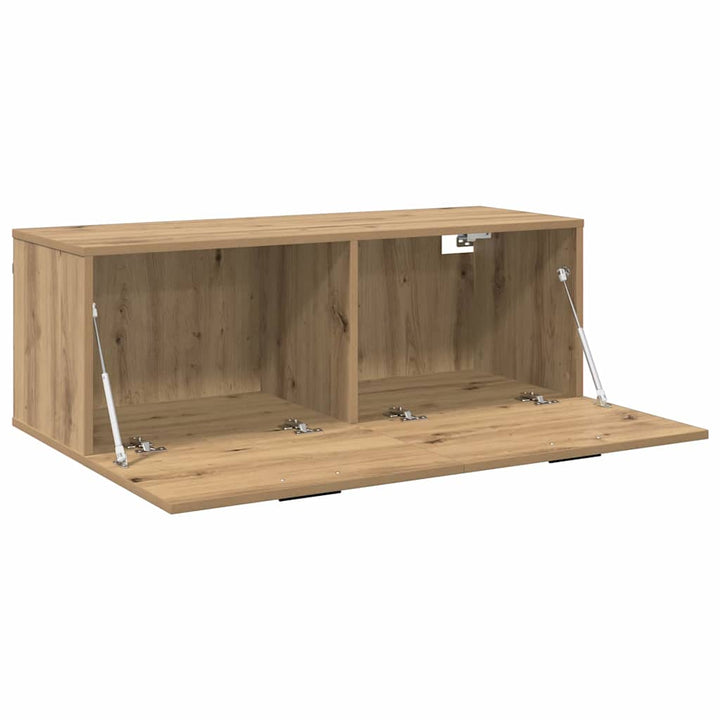 Vægmonteret skab 100 x 36,5 x 35 cm Konstrueret træ