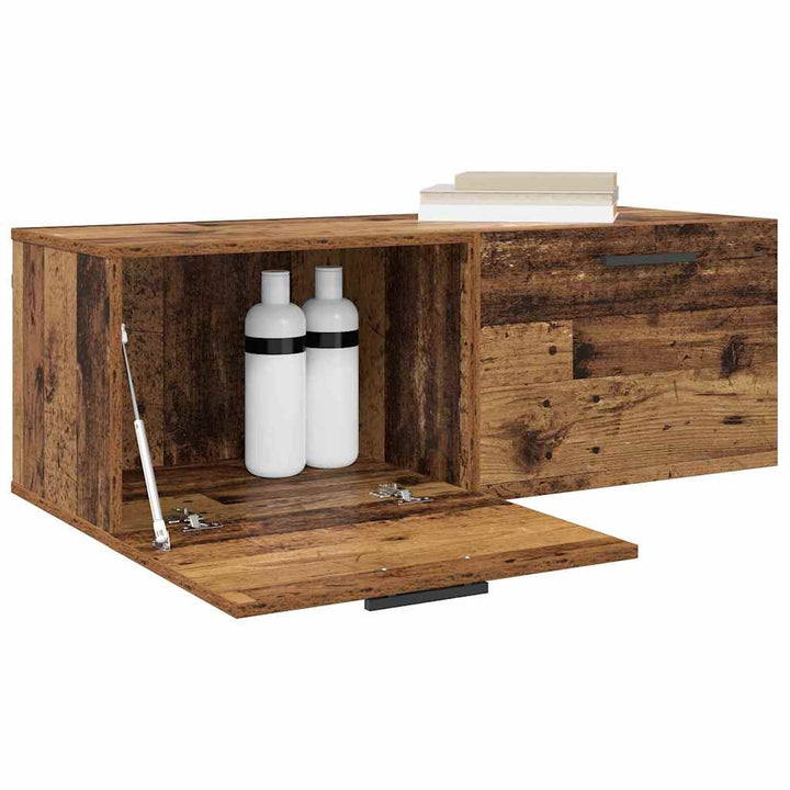 Vægskab Gammelt træ 100 x 36.5 x 35 cm Konstrueret træ