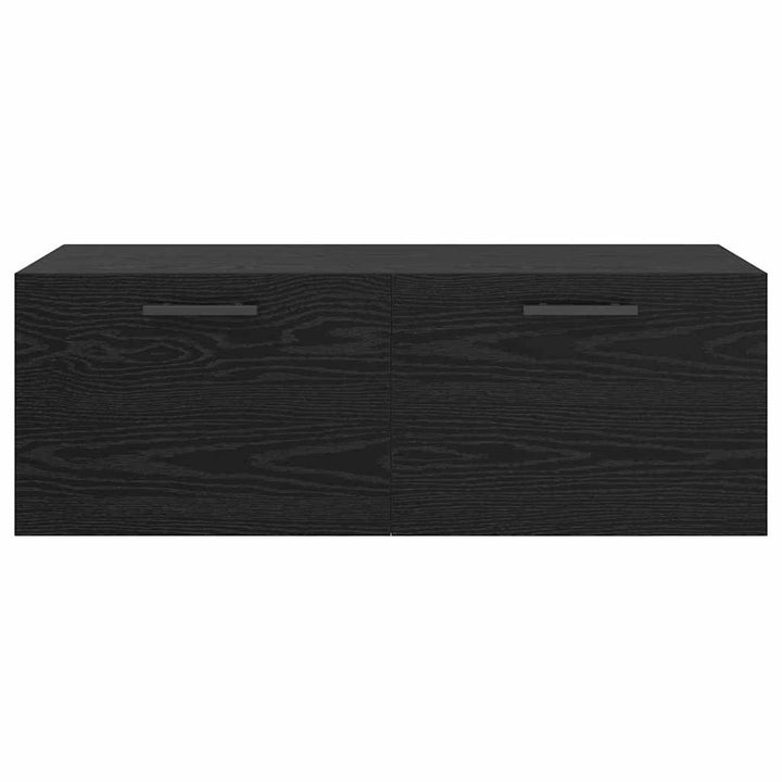 Vægskab 100 x 36.5 x 35 cm Konstrueret træ Sort eg