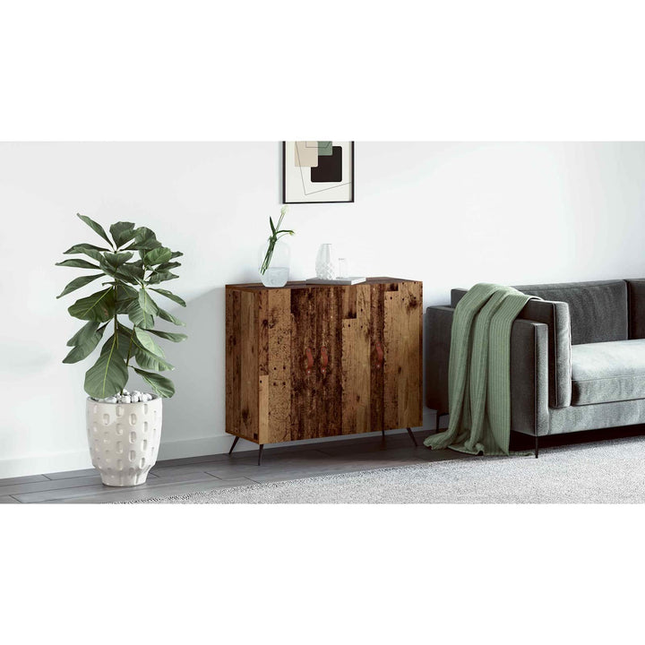 Sideboard Gammelt træ 89,5 x 34 x 80 cm Konstrueret træ