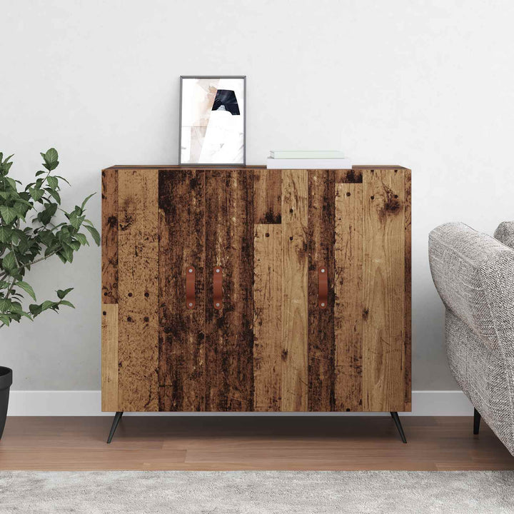 Sideboard Gammelt træ 89,5 x 34 x 80 cm Konstrueret træ
