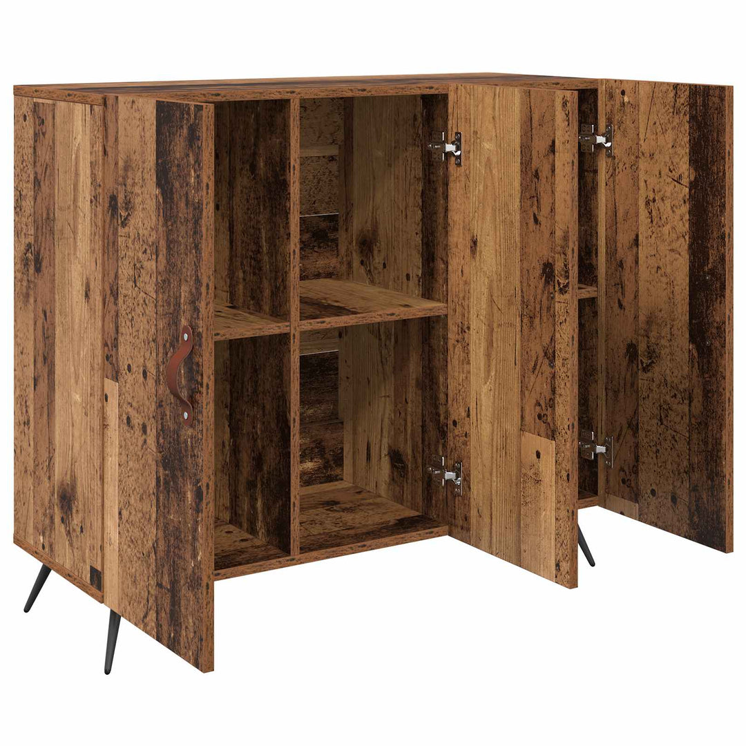 Sideboard Gammelt træ 89,5 x 34 x 80 cm Konstrueret træ