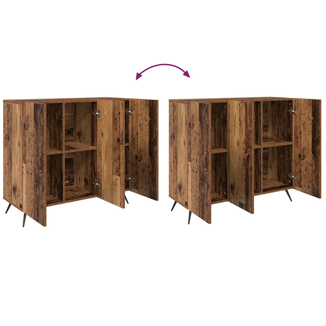 Sideboard Gammelt træ 89,5 x 34 x 80 cm Konstrueret træ