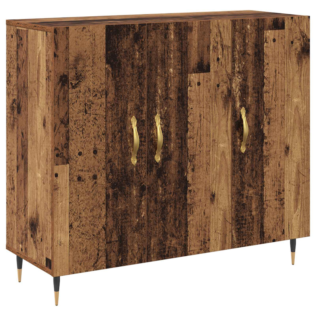 Sideboard Gammelt træ 90 x 34 x 80 cm Konstrueret træ