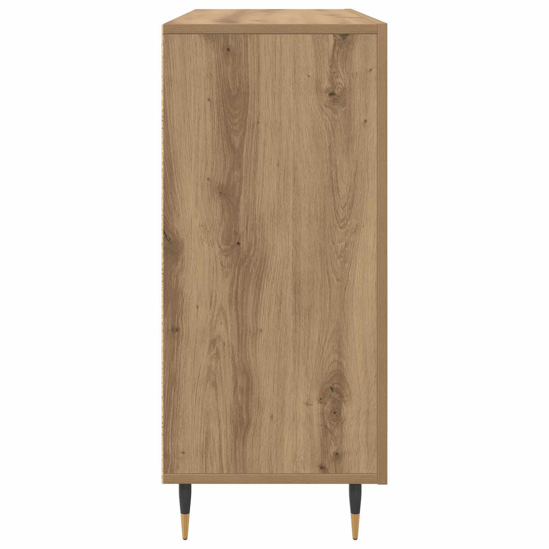 Sideboard Artisan Egetræ 90 x 34 x 80 cm Konstrueret træ