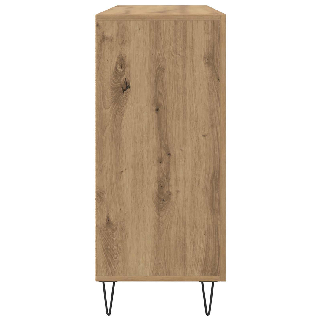 Sideboard Artisan Egetræ 90 x 32,5 x 80 cm Konstrueret træ