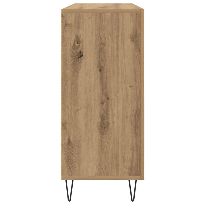 Sideboard Artisan Egetræ 90 x 32,5 x 80 cm Konstrueret træ