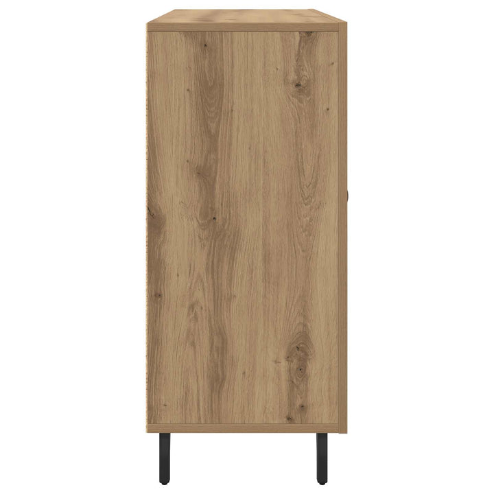 Sideboard Artisan Egetræ 90 x 34 x 80 cm Konstrueret træ