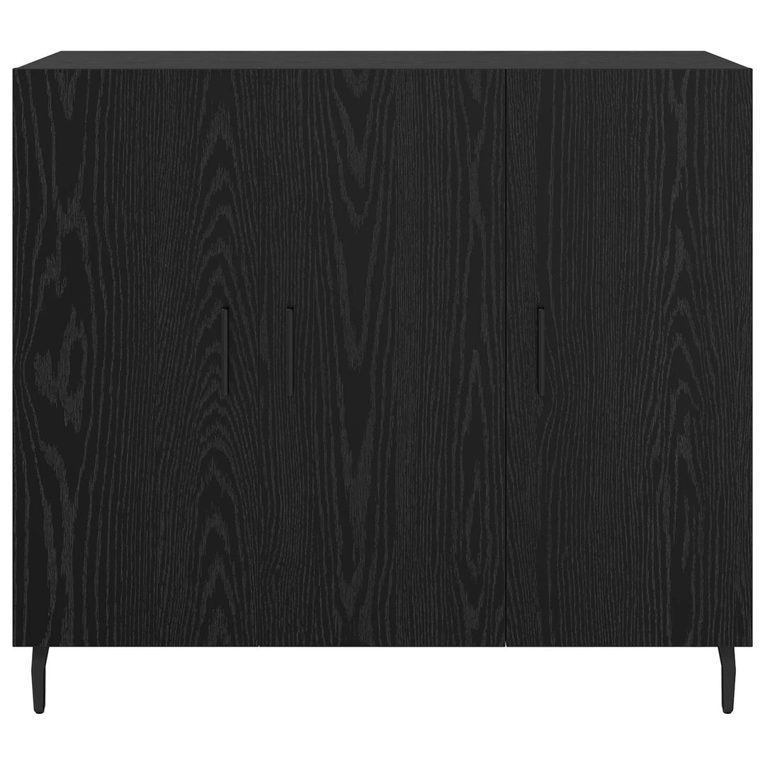 Sideboard Sort eg 90 x 34 x 80 cm Konstrueret træ