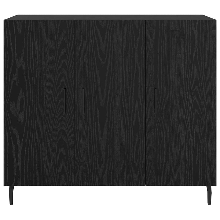 Sideboard Sort eg 90 x 34 x 80 cm Konstrueret træ