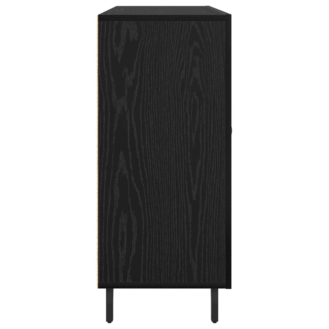 Sideboard Sort eg 90 x 34 x 80 cm Konstrueret træ