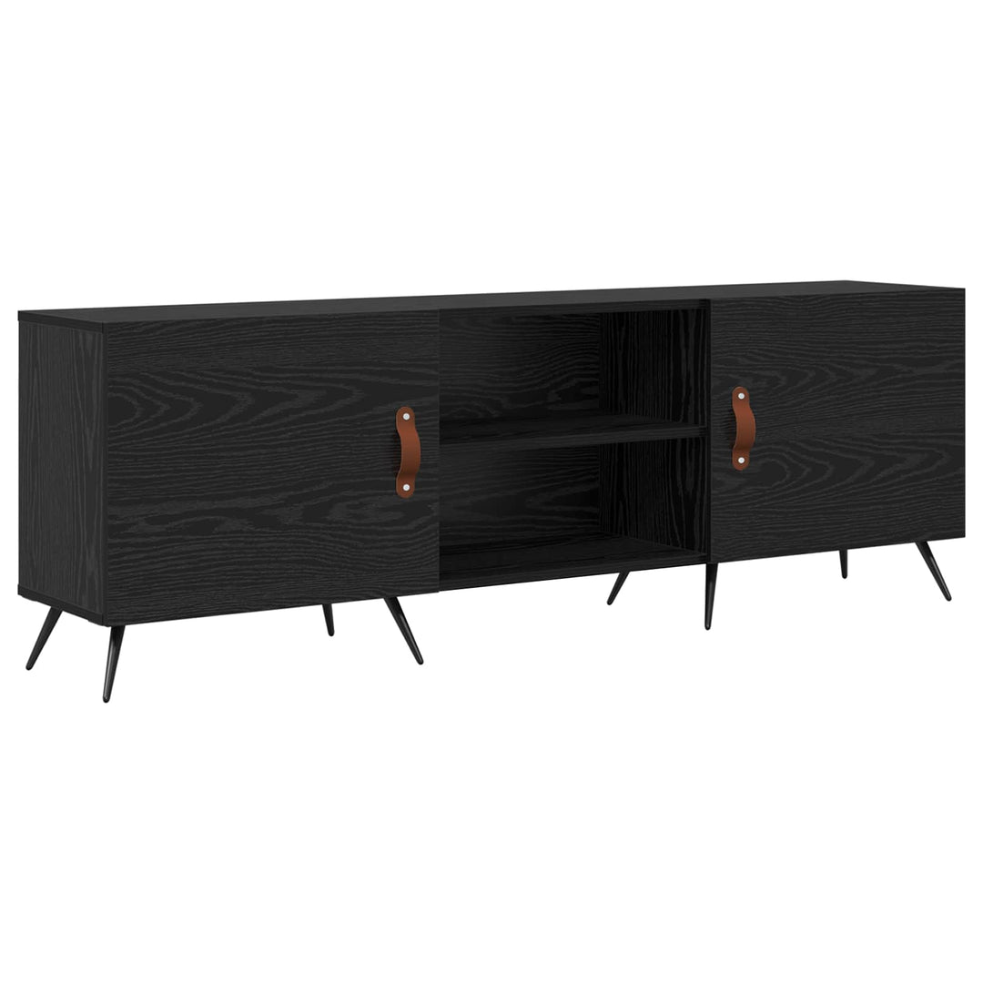 TV-skab Sort eg 150 x 30 x 50 cm Konstrueret træ