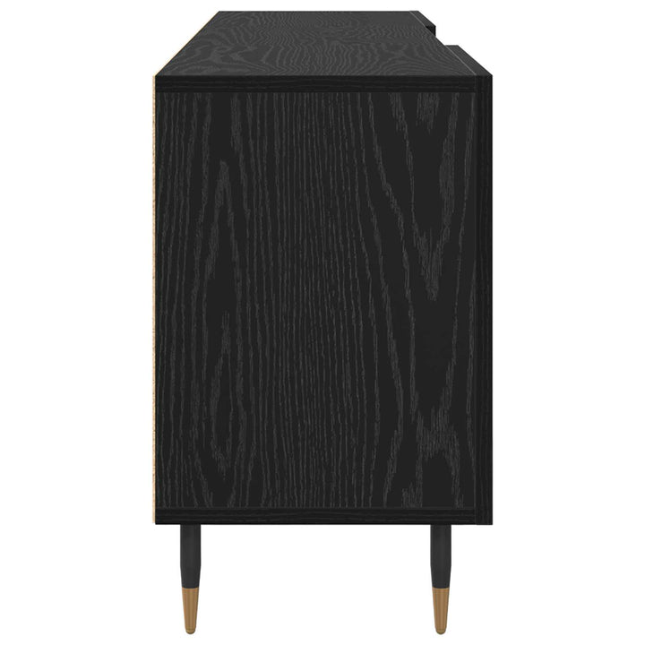 TV-skab Sort eg 150 x 30 x 50 cm Konstrueret træ