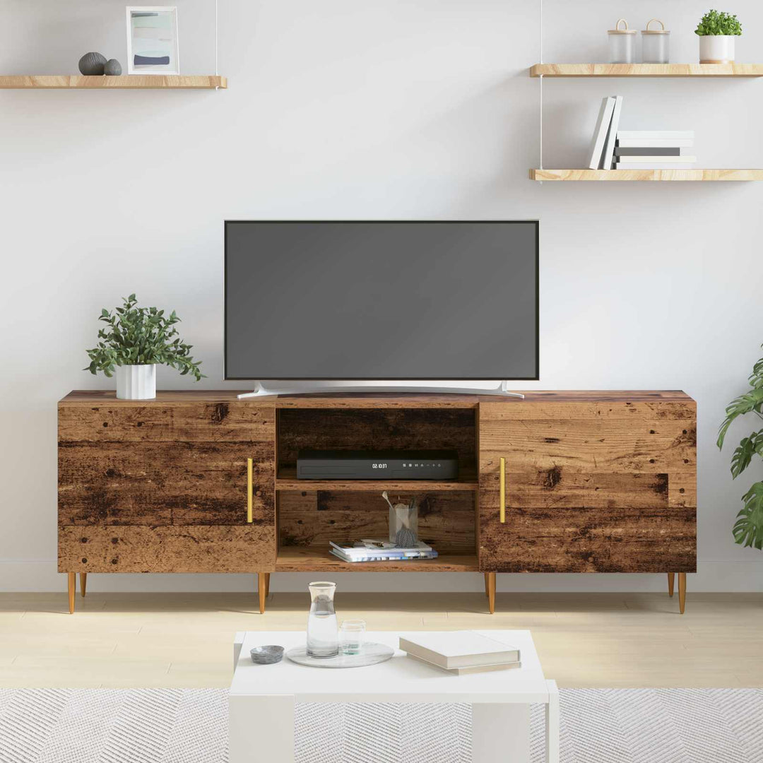 TV-skab Gammelt træ 150 x 30 x 50 cm Konstrueret træ