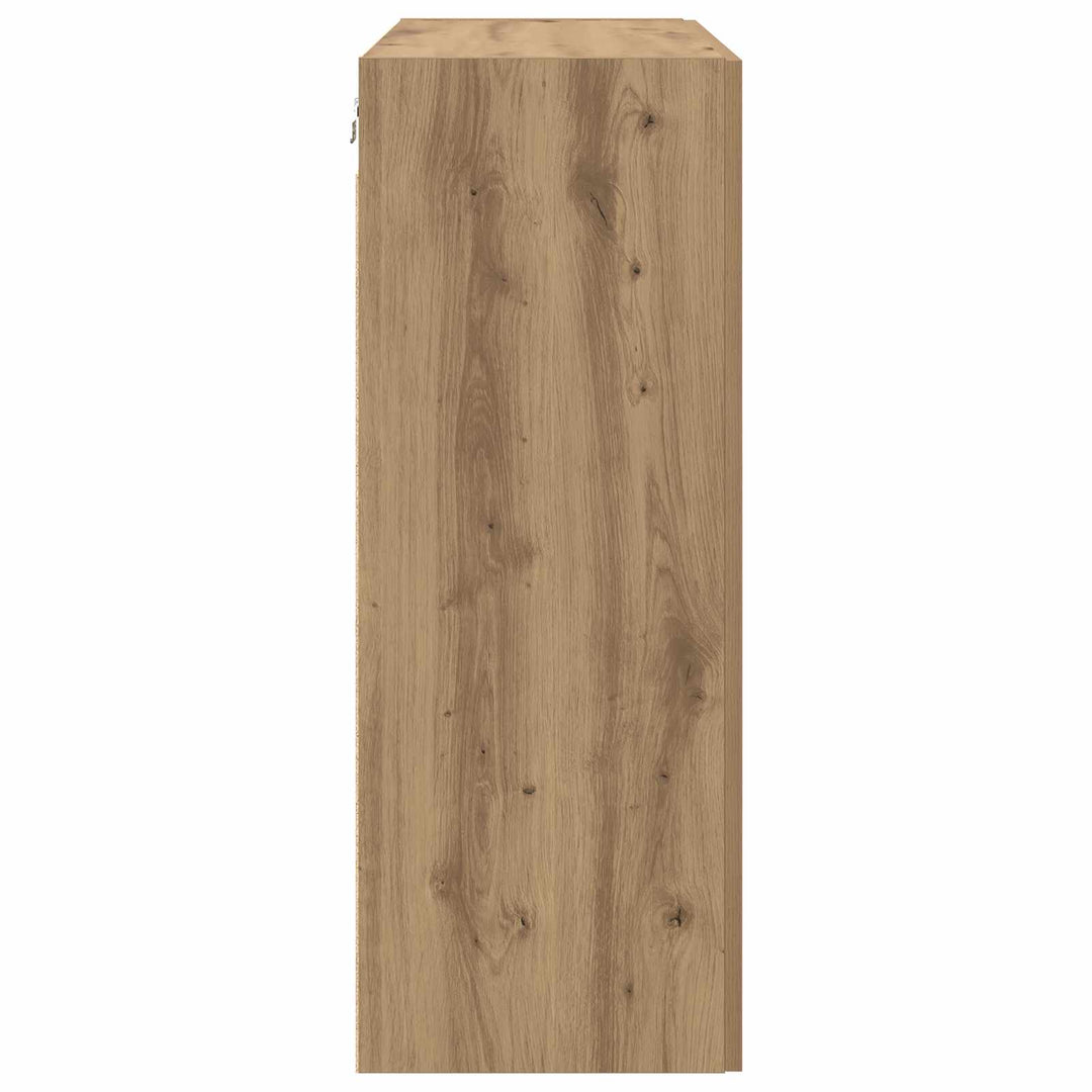 Sideboard Artisan Egetræ 69,5 x 34 x 90 cm Konstrueret træ