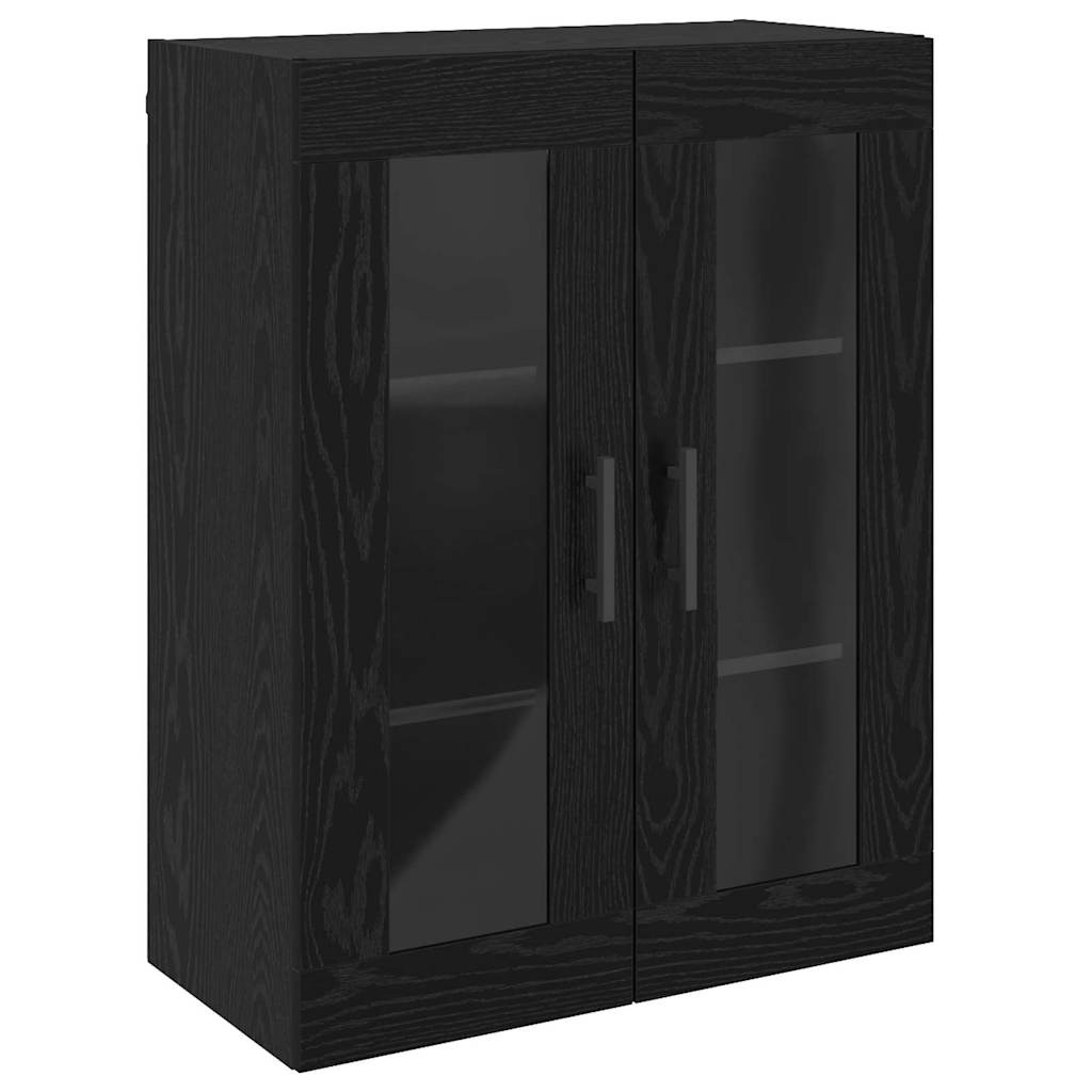 Vægskab Sort eg 69.5 x 34 x 90 cm Konstrueret træ