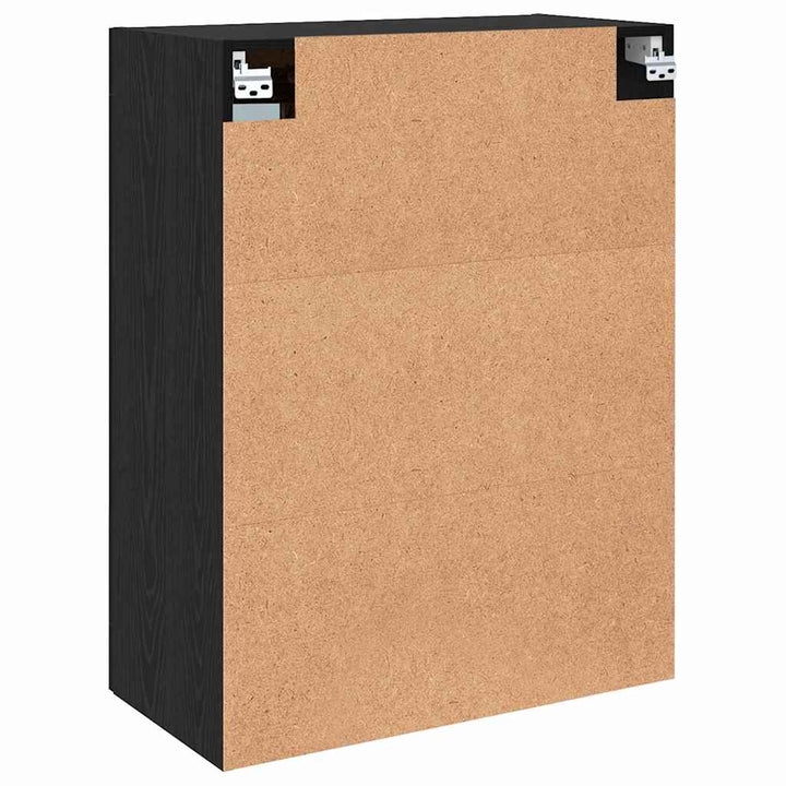 Vægskab Sort eg 69.5 x 34 x 90 cm Konstrueret træ
