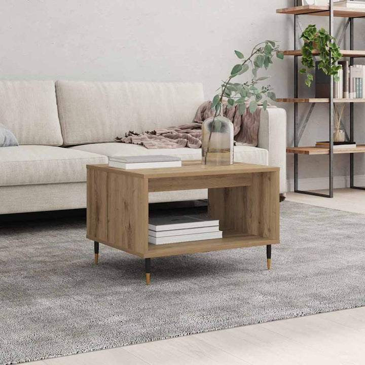 Sofabord artisan eg 60 x 50 x 40 cm Konstrueret træ