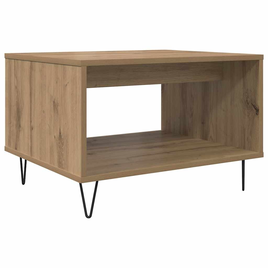 Sofabord artisan eg 60 x 50 x 40 cm Konstrueret træ