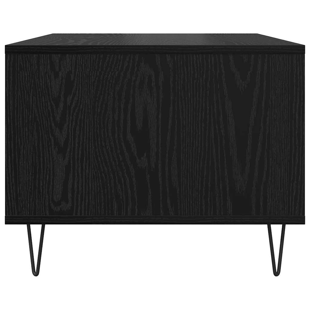 Sofabord Sort eg 60 x 50 x 40 cm Konstrueret træ