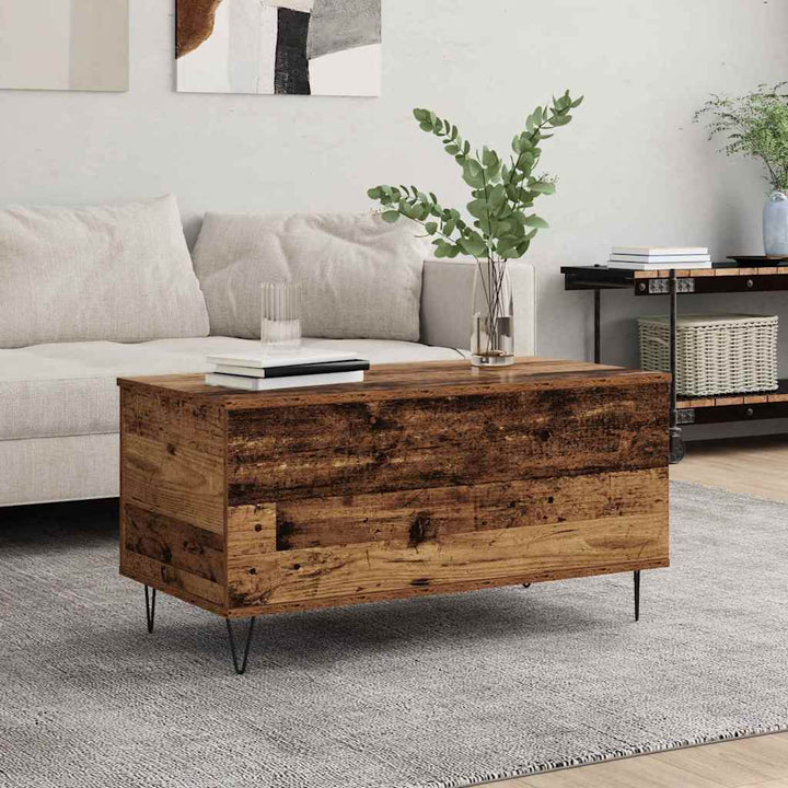 Sofabord Gammelt træ 90 x 44.5 x 45 cm Konstrueret træ