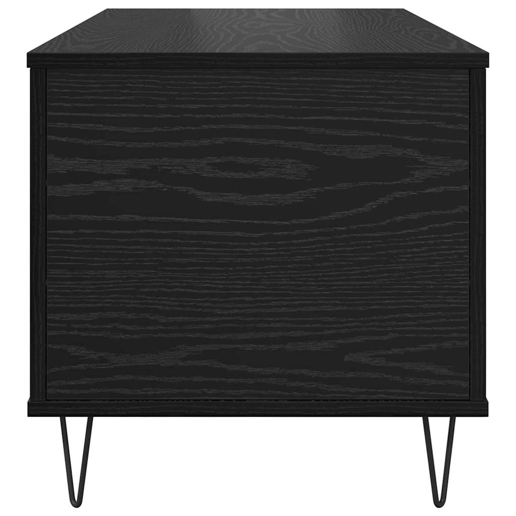 Sofabord Sort eg 90 x 44.5 x 45 cm Konstrueret træ