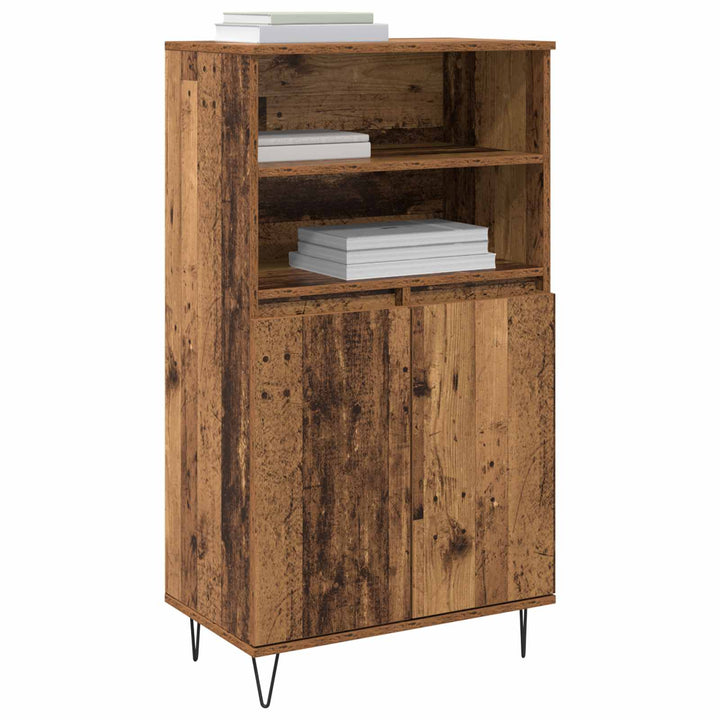 Highboard Brun 60 x 36 x 110 cm Konstrueret træ
