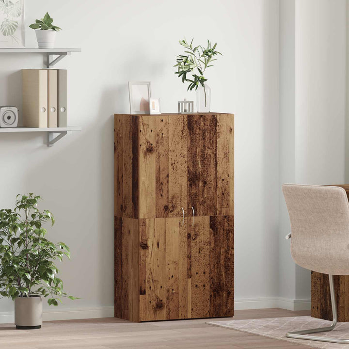 Kontorskab Gammelt træ 60 x 32 x 115 cm Konstrueret træ