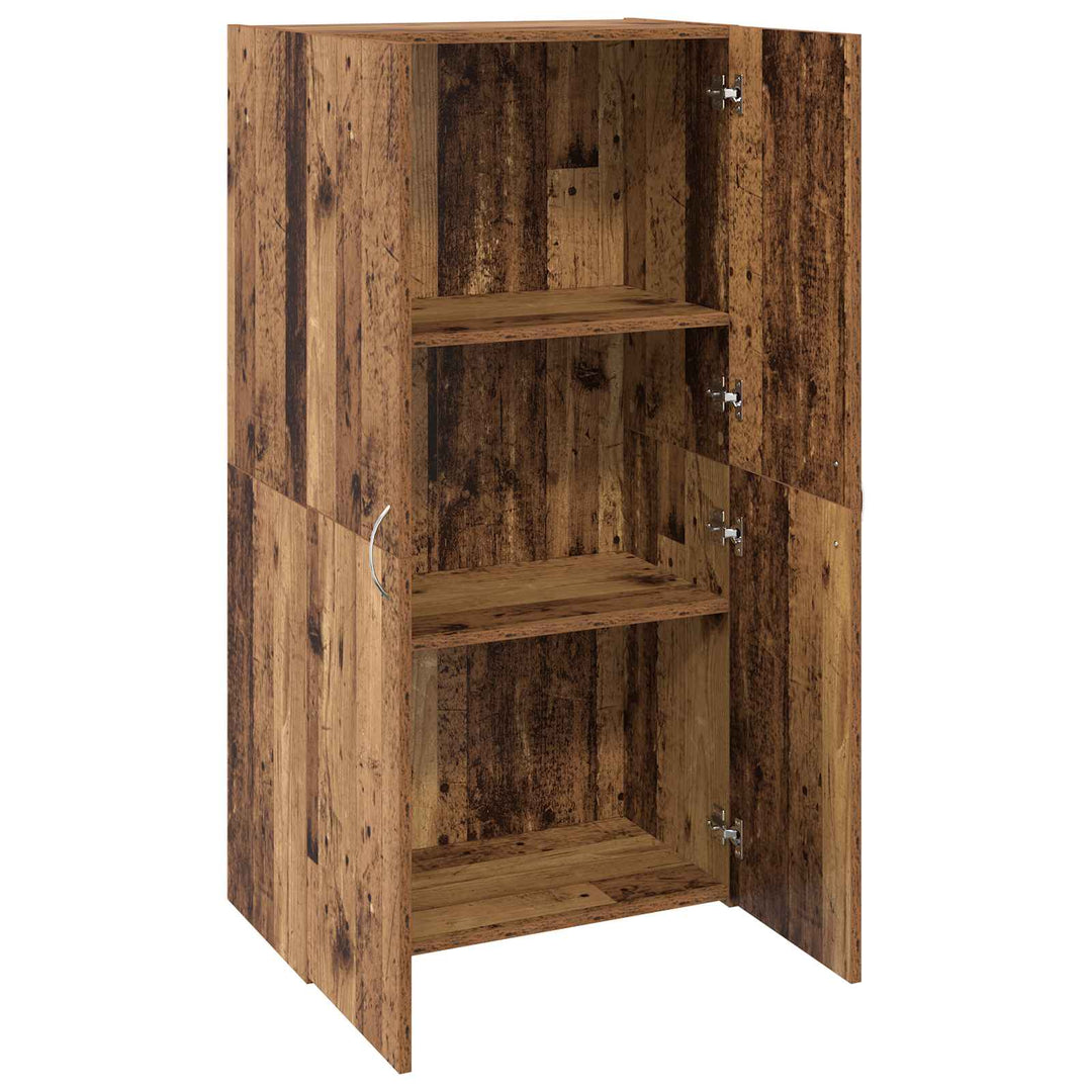 Kontorskab Gammelt træ 60 x 32 x 115 cm Konstrueret træ