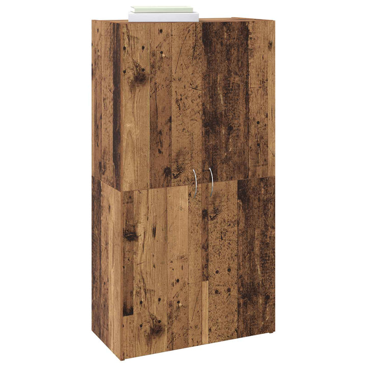 Kontorskab Gammelt træ 60 x 32 x 115 cm Konstrueret træ