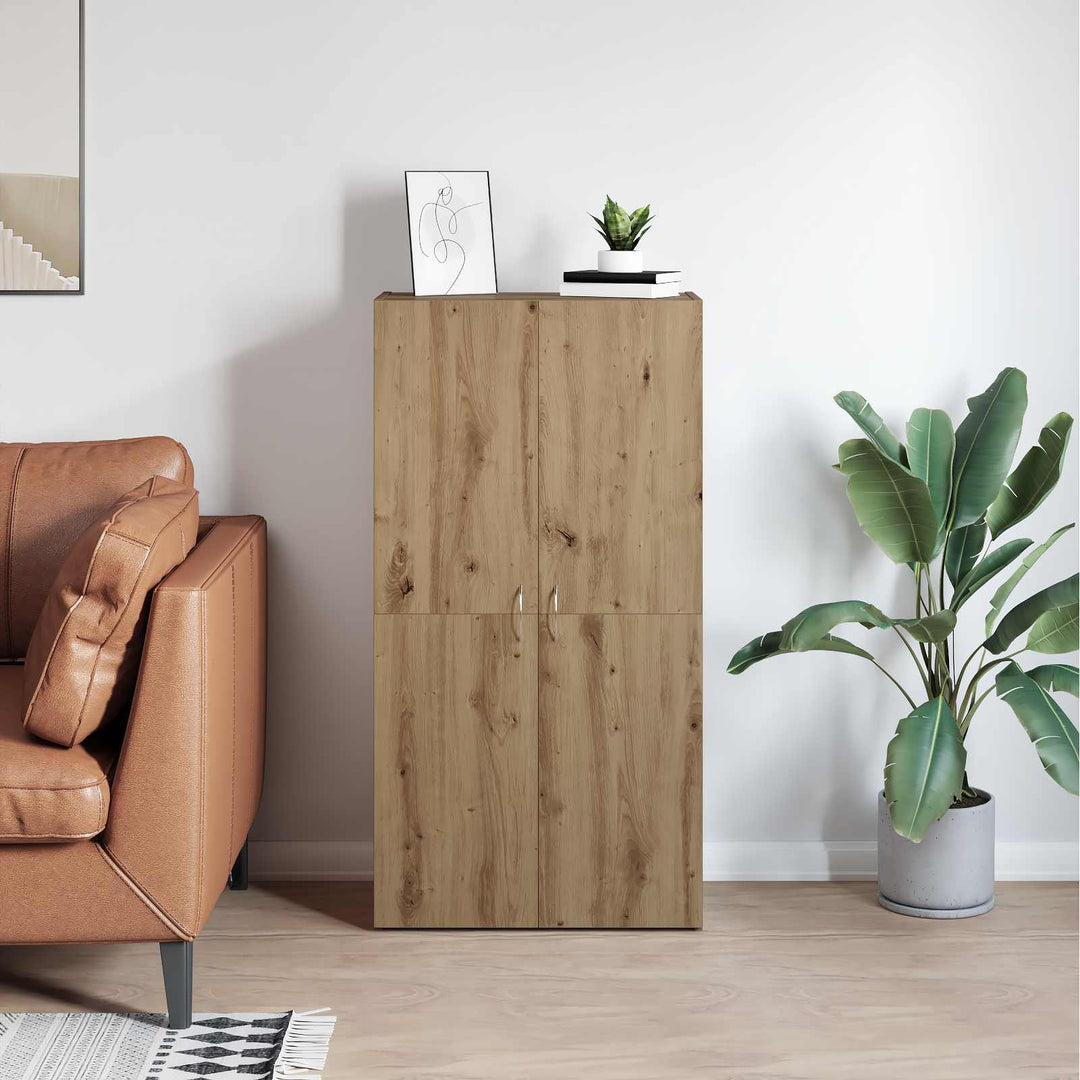Kontorskab Artisan-eg 60 x 32 x 115 cm Konstrueret træ