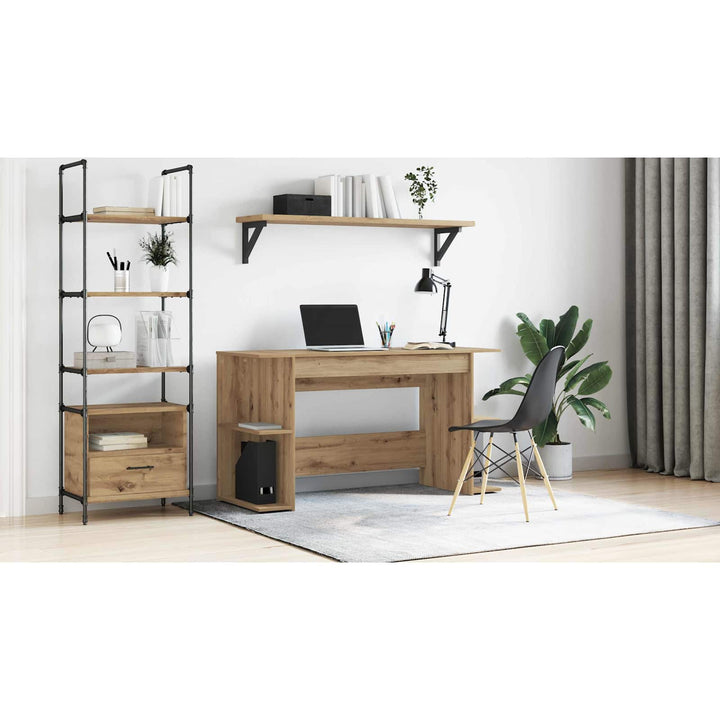 Bord med hylde artisan eg 140 x 50 x 75 cm Konstrueret træ