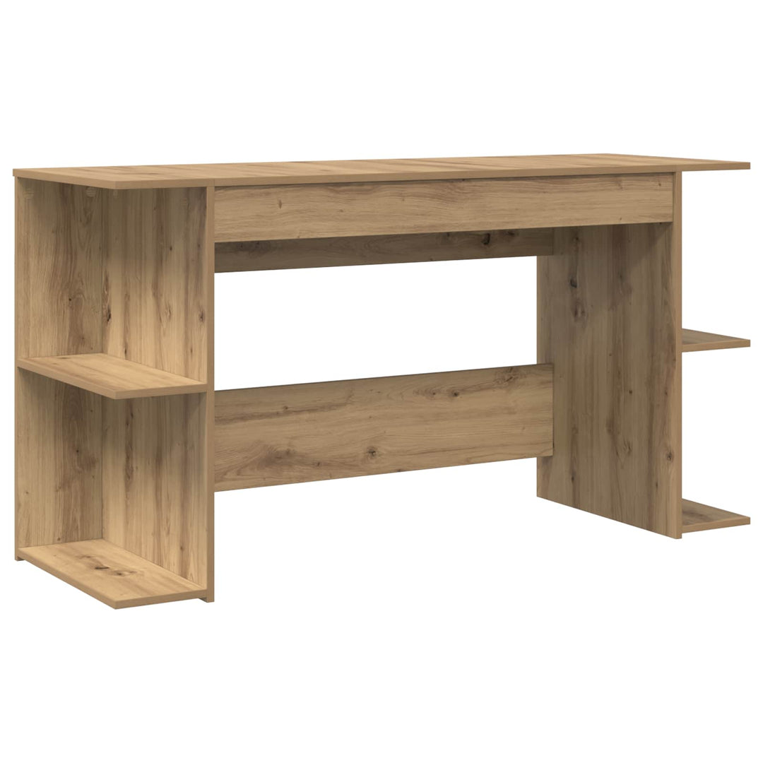 Bord med hylde artisan eg 140 x 50 x 75 cm Konstrueret træ