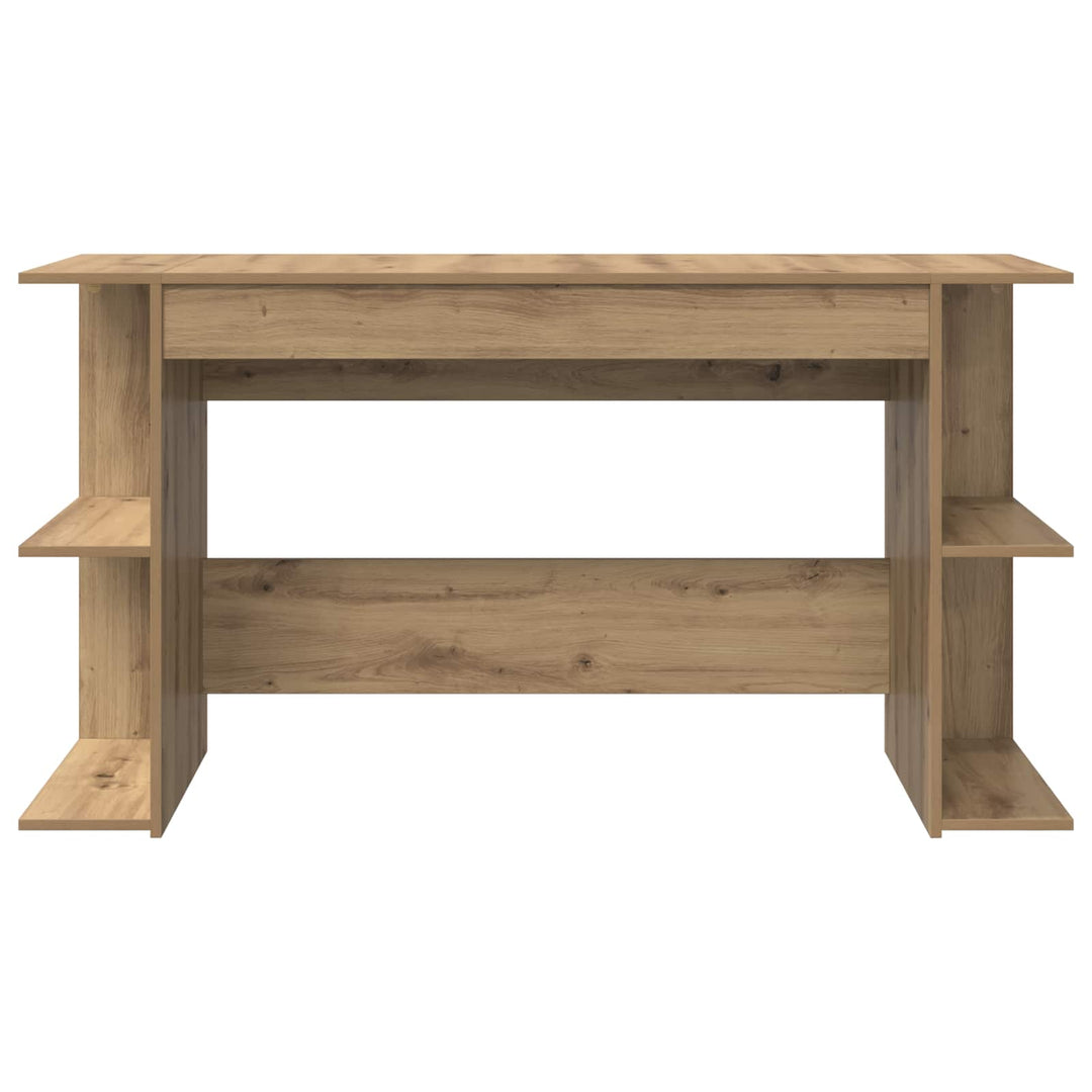 Bord med hylde artisan eg 140 x 50 x 75 cm Konstrueret træ