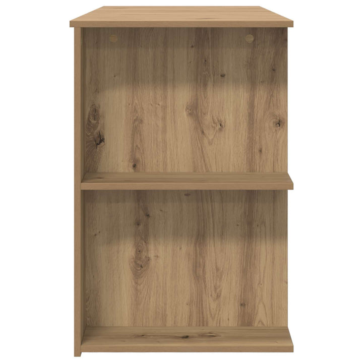 Bord med hylde artisan eg 140 x 50 x 75 cm Konstrueret træ