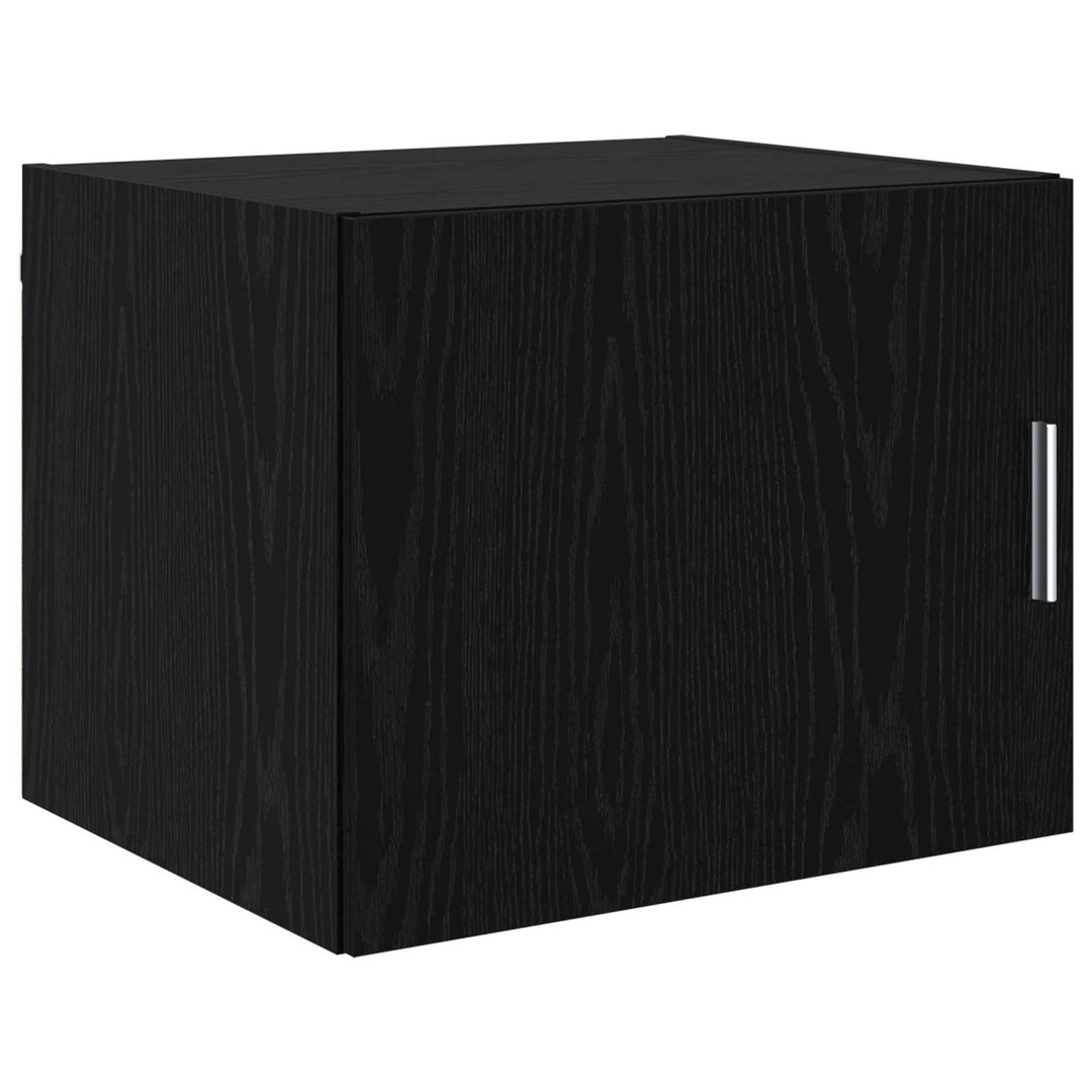Vægskab Vægmonteret Sort eg 50 x 42,5 x 40 cm Konstrueret træ