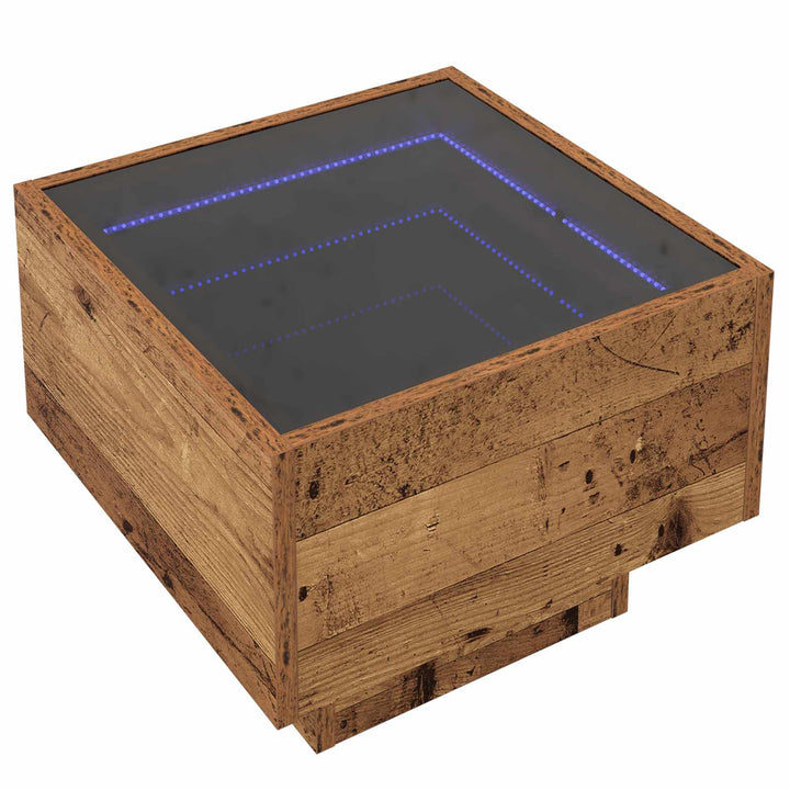 Sofabord Gammelt træ 40 x 40 x 30 cm Konstrueret træ