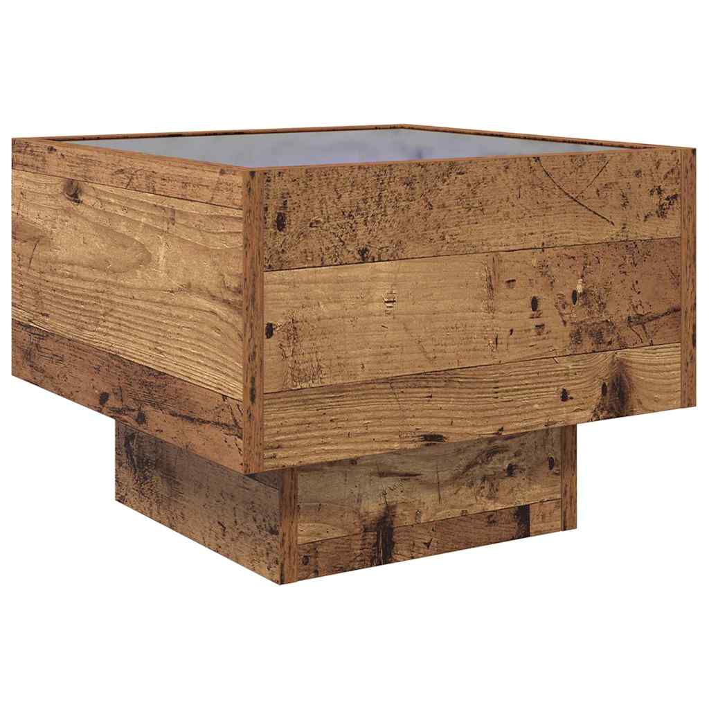 Sofabord Gammelt træ 40 x 40 x 30 cm Konstrueret træ