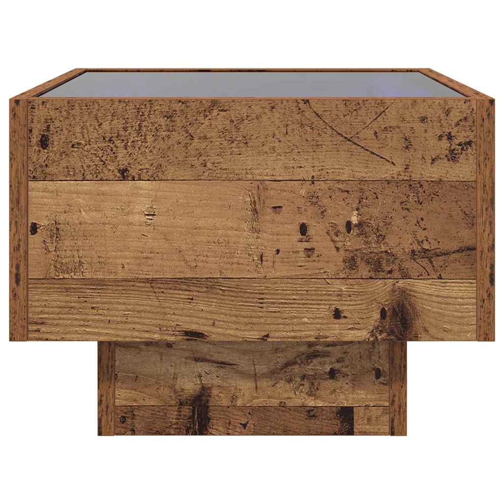 Sofabord Gammelt træ 40 x 40 x 30 cm Konstrueret træ