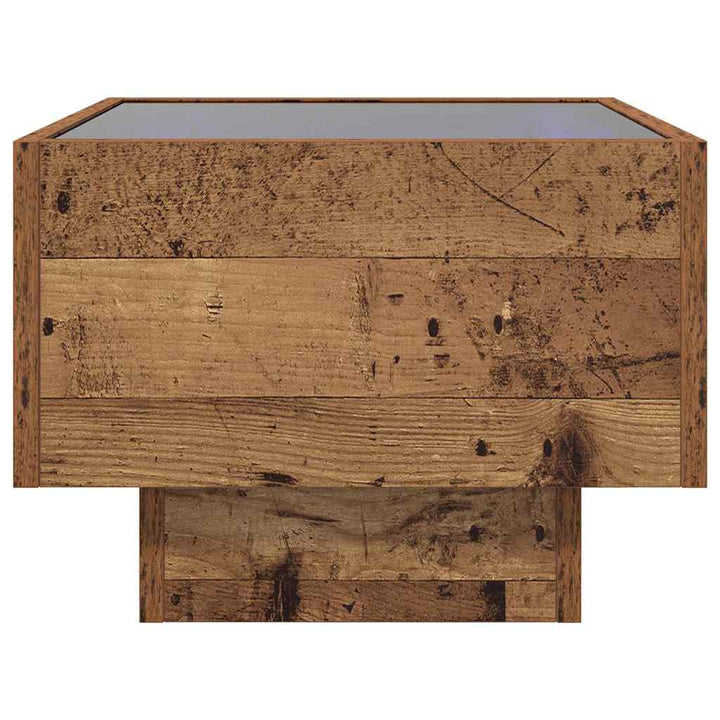Sofabord Gammelt træ 40 x 40 x 30 cm Konstrueret træ