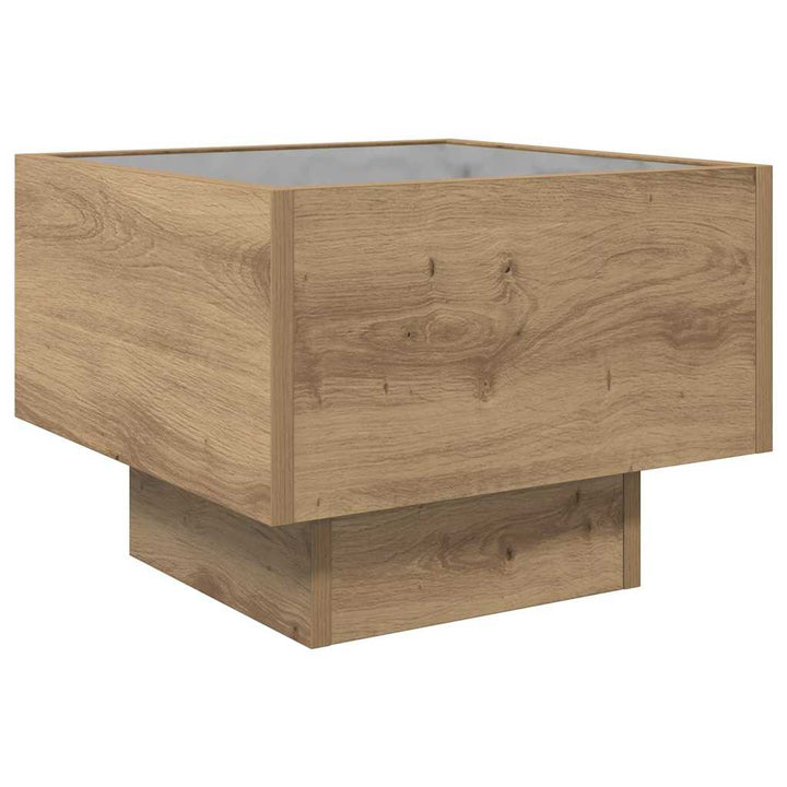 Sofabord artisan eg 40 x 40 x 30 cm Konstrueret træ