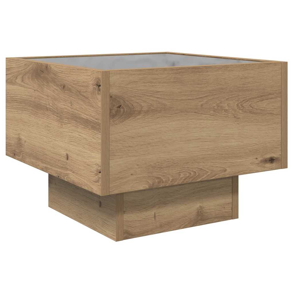 Sofabord artisan eg 40 x 40 x 30 cm Konstrueret træ