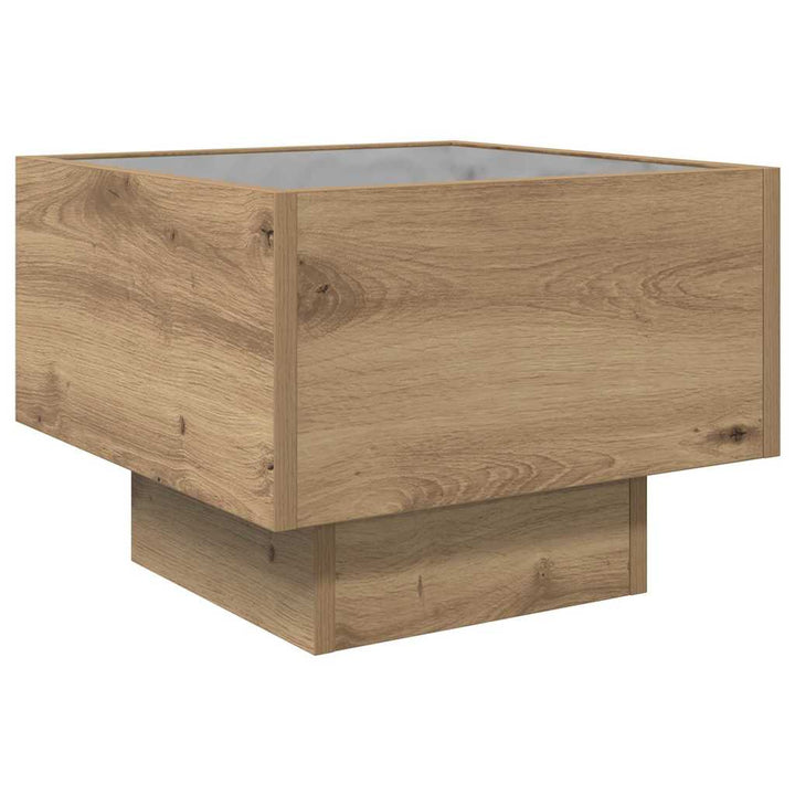 Sofabord artisan eg 40 x 40 x 30 cm Konstrueret træ