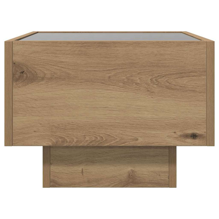 Sofabord artisan eg 40 x 40 x 30 cm Konstrueret træ