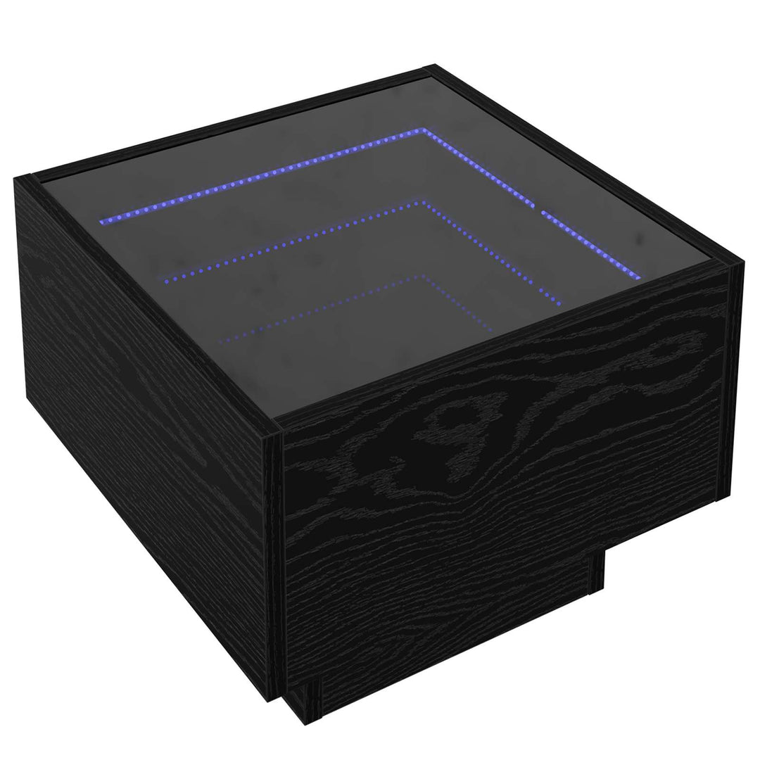 Sofabord Sort eg 40 x 40 x 30 cm Konstrueret træ