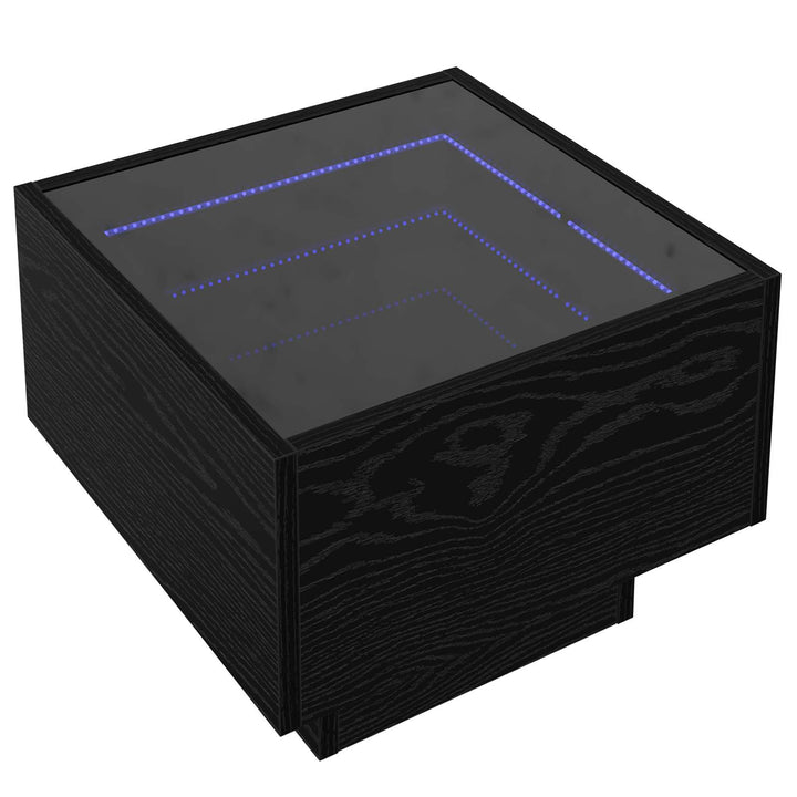 Sofabord Sort eg 40 x 40 x 30 cm Konstrueret træ